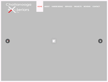 Tablet Screenshot of chattanoogaexteriors.com
